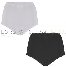 Ladies 100% Cotton Incontinence Brief With Washable Pad
