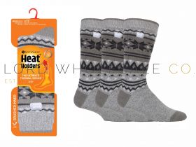 Warm and cosy men’s winter socks with brushed interior available in bulk