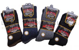 Mens 2.1 Tog Thermal Non Elastic Lambs Wool Blend Socks 6-11