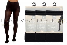 Ladies 100 denier opaque tights available in wholesale packs.