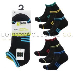 wholesale men's cushioned trainer socks bulk order