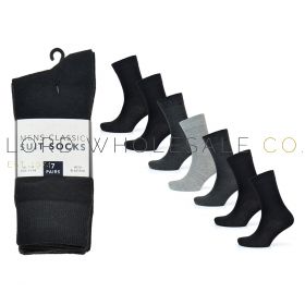 Men's 7pk Assorted Classic Suit Socks 4 x 7 Pair Pack
