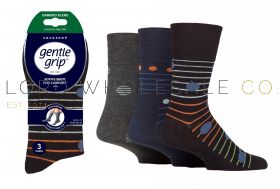 BAMBOO Men's Sphere Gentle Grip Socks by Sock Shop
