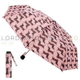 Sausage Dog Print Supermini Umbrella With Matching Sleeve by Drizzles