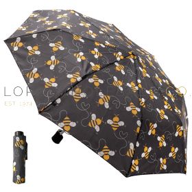 Bumble Bee/Heart Print Supermini Umbrella With Matching Sleeve by Drizzles