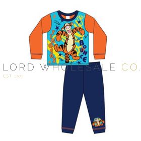 04-Z01_40917-Wholesale Boys Younger Disney Tigger Pyjama Set 9 Pieces