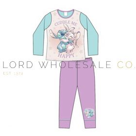 04-Z01_41578-Wholesale Girls Older Disney Lilo & Stitch Pyjama Set 9 Pieces