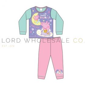 Assorted wholesale kids character pyjamas featuring colourful licensed designs for boys and girls