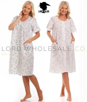 1084 Wholesale Button Through Nightdress