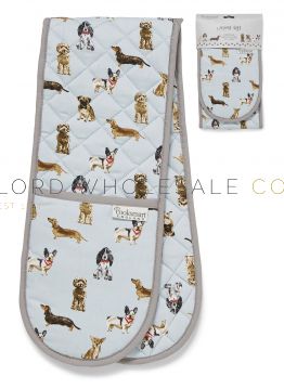 1744 Curious Dogs Oven Gloves by Cooksmart