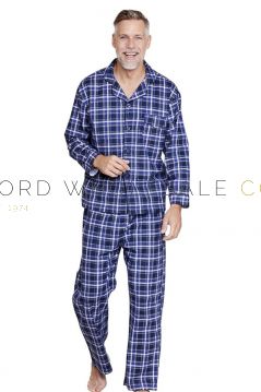 Men's Cambridge Check Brushed Cotton Pyjamas by Champion