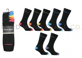 Men's Days Of The Week Cotton Rich Socks by Pierre Klein 6 x 7 Pair Packs