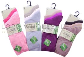Ladies Bamboo Socks Extra Fine 4-7