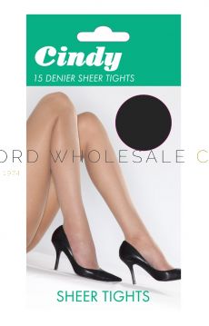 Cindy 15 Denier Sheer Tights Large 6 Pairs