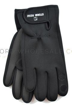 Men's Black Neoprene Gloves by Storm Ridge, 12 Pairs