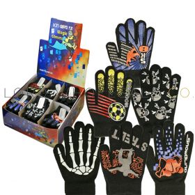 Boys Fun Magic Gripper Gloves in Display Box 36 pairs