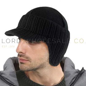 HAI-649 Men's Fleece Lined Hats With Peak