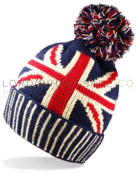 HAI-795 Union Jack Knitted Hats