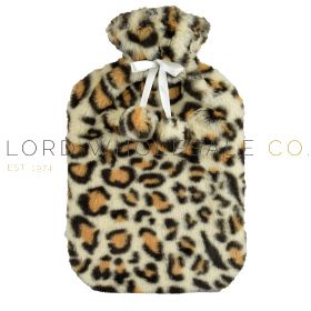 08-HH0331LEO-Leopard Print 2LT Hot Water Bottle by Follow That Dream