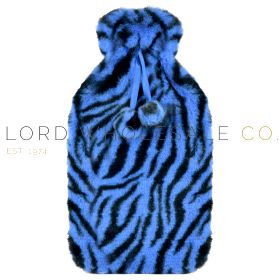 Zebra Print Plush Hot Water Bottle 1 Piece