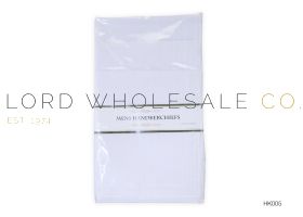 Mens Handkerchiefs 5 Pack Plain White
