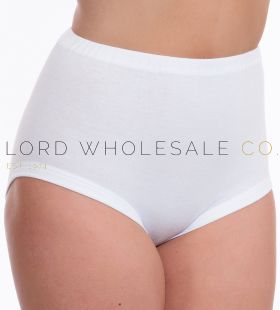 Ladies Cotton Interlock Cuff Leg Brief