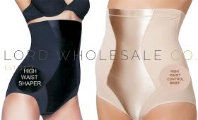 Ladies Firm Control High Waisted Briefs With Satin Panel by Beauforme