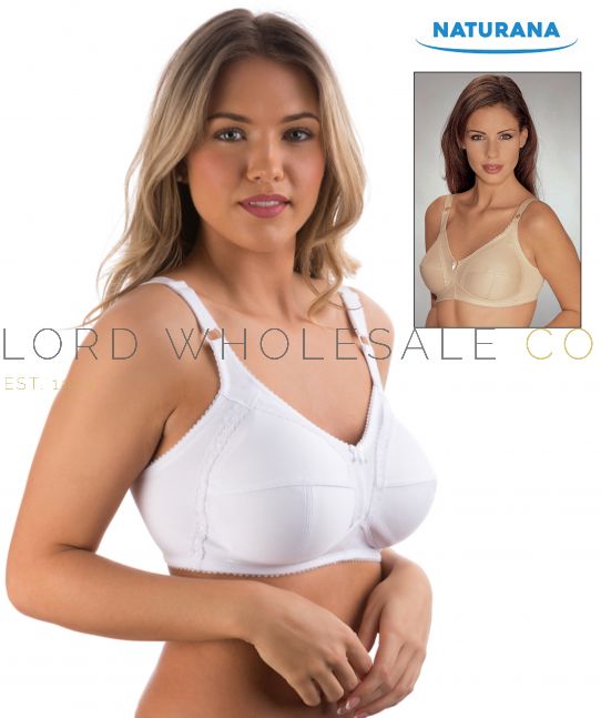 CLEARANCE Firm Control Poly Cotton Bras by Naturana 5325 - Lord Wholesale Co