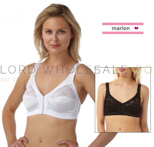 Marlon Front Fastening Soft Cup Bras BR597 - Lord Wholesale Co