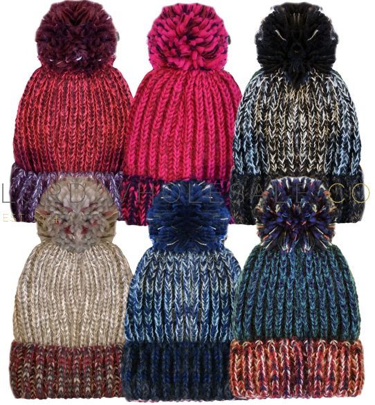Unisex Melange Multicolour Hats by Rock Jock 12 pieces - Lord Wholesale Co