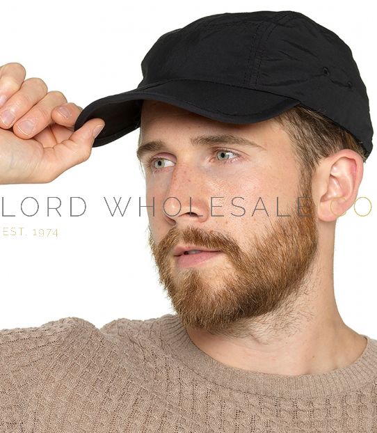 Folding peak cap outlet