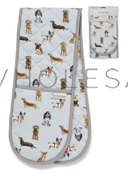1744 Curious Dogs Oven Gloves by Cooksmart