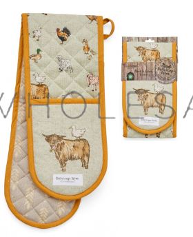 Buttercup Farm Double Oven Gloves by Cooksmart