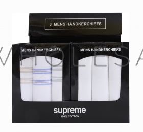 Mens Handkerchiefs 3 Pack Boxed