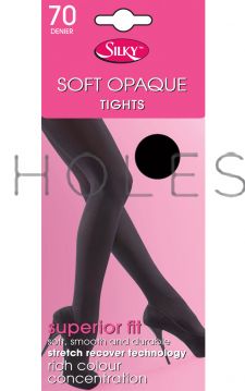 Ladies 70 Denier Soft Opaque Tights by Silky 6 pairs