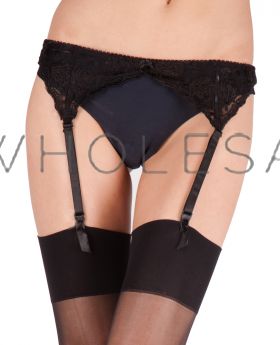 Narrow Lace Suspender Belt by Silky