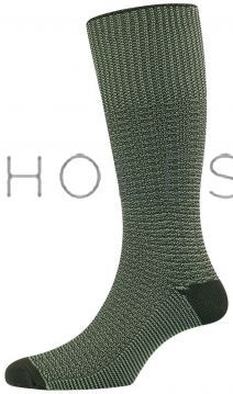 Indestructible Fancy Marl Half Hose Socks by HJ Hall HJ4