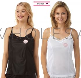 Ladies Cling Resistant Lace Top Cami Tops Camisoles by Marlon,