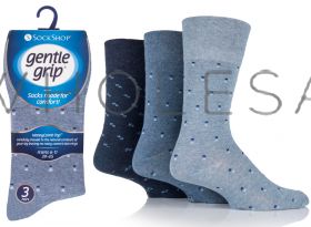 SOMRJ19 Men's Suit Blues Gentle Grip Socks