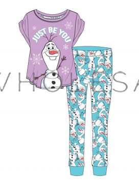 Z01-33402 Ladies Disney Olaf Pyjamas 8 Pieces